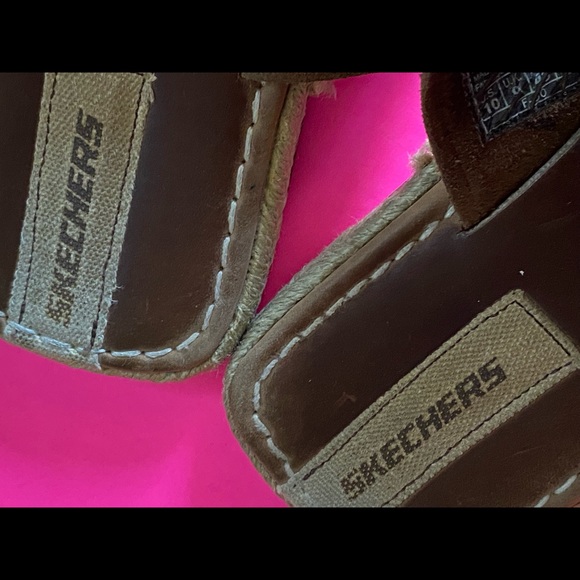 SKECHERS leather slides main image 8